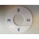 Maatring 9 cm wit/zw 3 